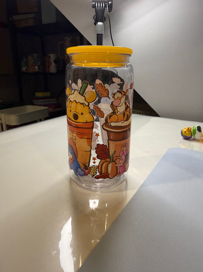 Winnie and friends latte